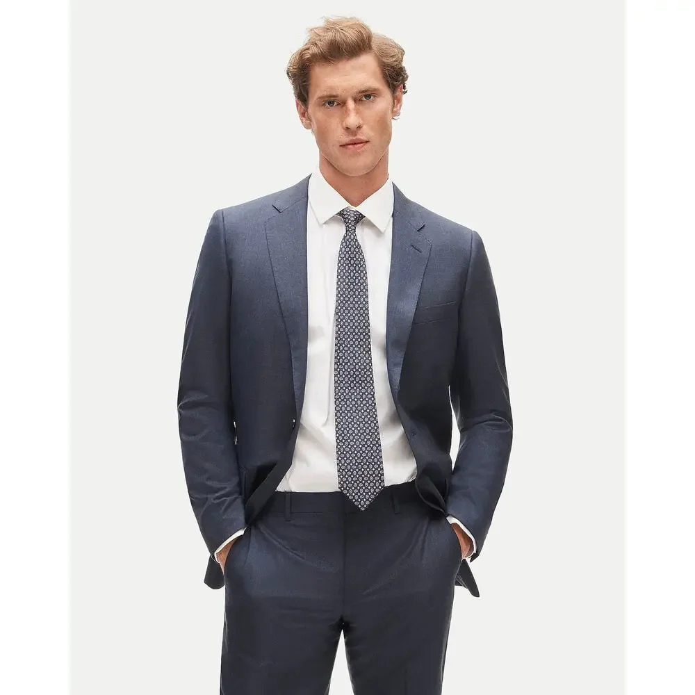 J. Crew Ludlow Slim-Fit Suit Jacket 100% Italian Wool Deep Pacific Size 38R NWT